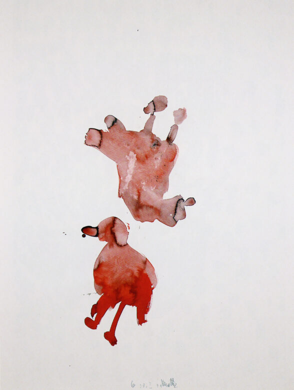 Gouache sur papier/ Gouache on paper 100 x 70,3 cm (39 3/8 x 27 5/8 in.) ZGB 796/000