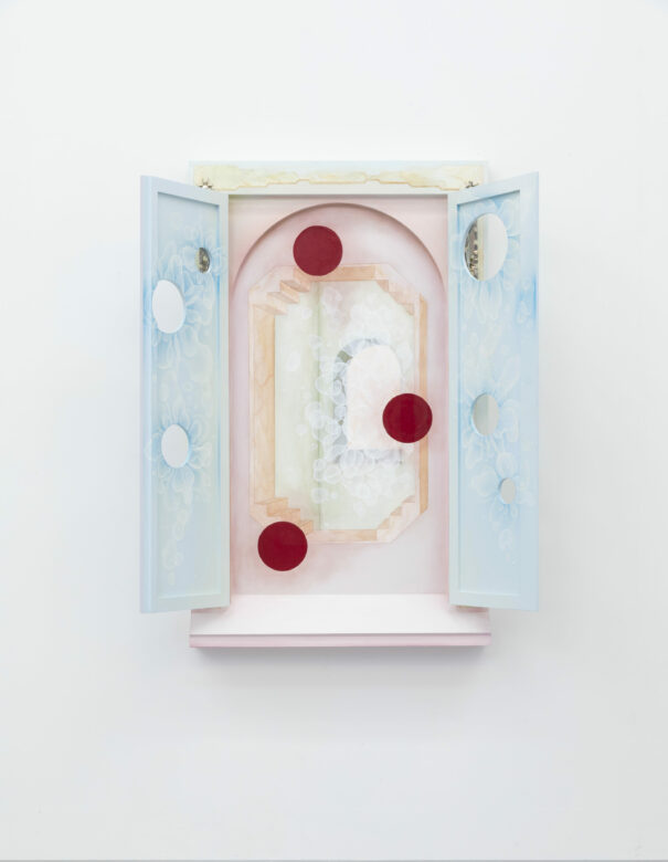 Huile et acrylique sur bois avec photo gravée sur maillechort / Oil and acrylic on wood with photo etched nickel silver 140 x 90 x 12,5 cm (55 1/8 x 35 3/8 x 4 7/8 in.) Photo: Fabio Mantegna