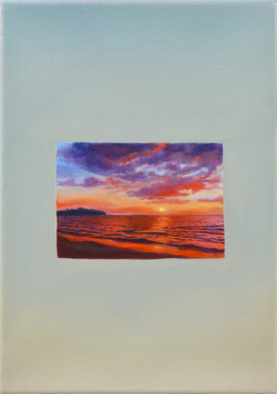 Huile sur toile / Oil on canvas 35 x 24,5 cm (13 3/4 x 9 5/8 in.)