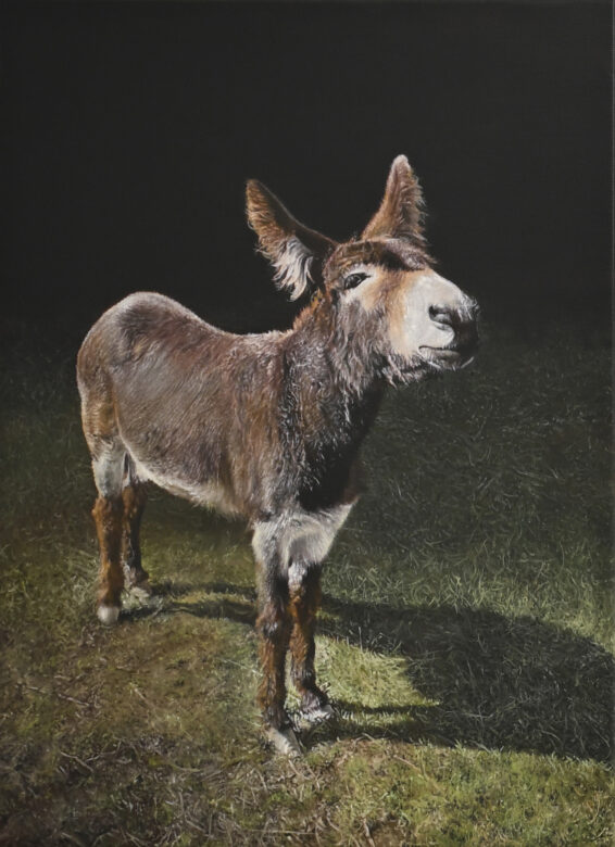 Huile sur toile / Oil on canvas 100 x 73 cm (39 3/8 x 28 3/4 in.)