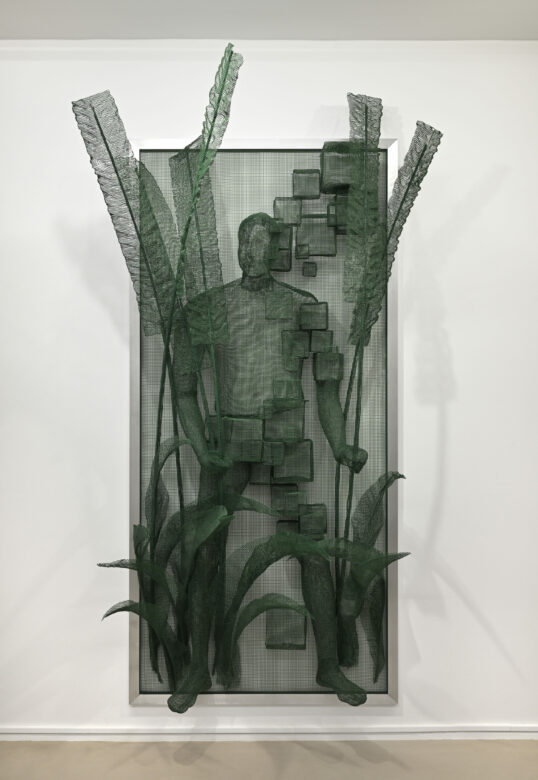 Grillage en plastique thermoformé / Thermoformed plastic mesh 210 x 110 x 40 cm (82 5/8 x 43 1/4 x 15 3/4 in.)