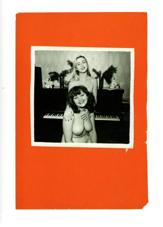 Tirage argentique vintage, papier coloré, pièce unique / Vintage silver print, colored paper Unique piece 35 x 24 cm (13 3/4 x 9 1/2 in.)