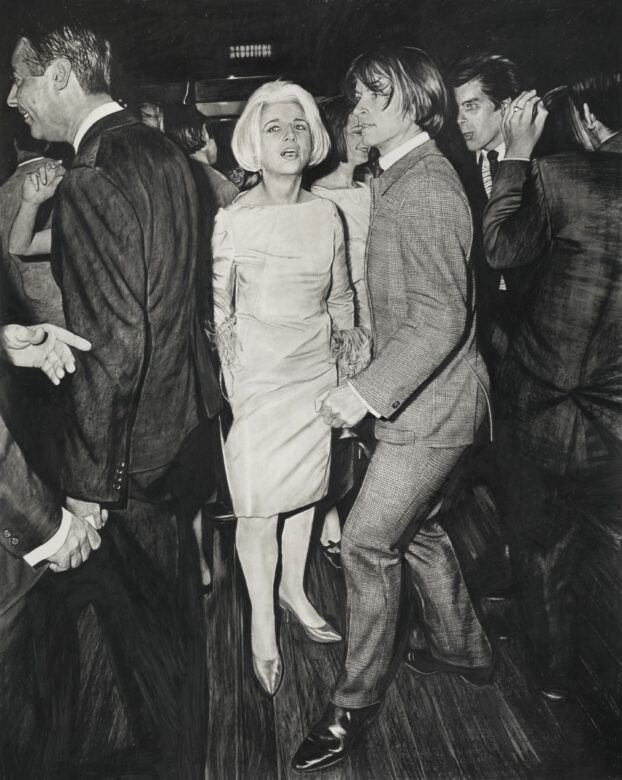 Crayon et graphite sur papier contrecollé sur aluminium / Pencil and graphite on paper mounted on aluminum 183 x 145 cm (72 x 57 1/8 in.)