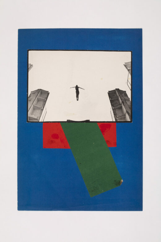 Tirage argentique vintage, papier coloré, pièce unique / Vintage silver print, colored paper Unique piece 35 x 24 cm (13 3/4 x 9 1/2 in.)