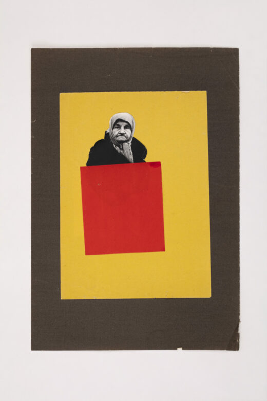 Tirage argentique vintage, papier coloré, pièce unique / Vintage silver print, colored paper Unique piece 35 x 24 cm (13 3/4 x 9 1/2 in.)