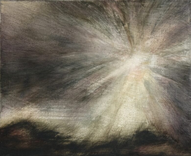 Huile sur toile marouflée sur bois / Oil on canvas mounted on wood 25 x 30 cm (9 7/8 x 11 3/4 in.)