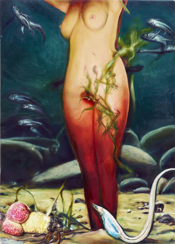 Huile sur bois / Oil on wood 72 x 50 cm (28 3/8 x 19 5/8 in.)