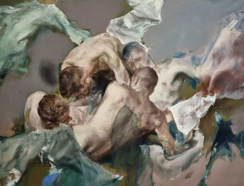 Huile sur toile / Oil on canvas 155 x 205 cm (61 x 80 3/4 in.)