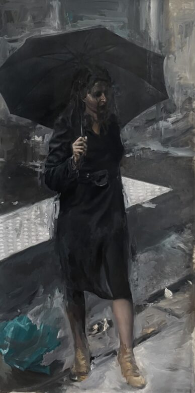 Huile sur toile / Oil on canvas 195 x 97 cm (76 3/4 x 38 1/4 in.)