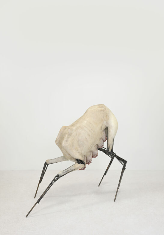 Acier, plâtre, verranne, cire microcristalline / Steel, plaster, verbanne, microcrystalline wax 71 x 84 x 40 cm (28 x 33 1/8 x 15 3/4 in.)